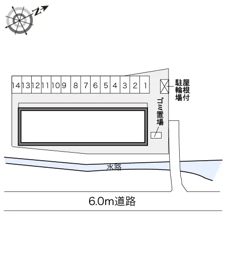 ★手数料０円★富士市宮島 月極駐車場